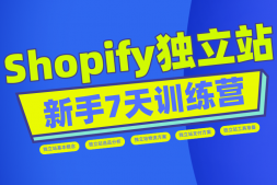 （8958期）Shopify零基础建站，独立站从0-1快速搭建