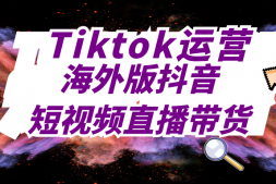 （6959期）Tiktok运营实操课程，海外版抖音短视频直播带货