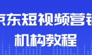 (13777期)京东短视频营销项目课程