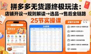 (15659期)拼多多无货源全套运营教学