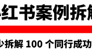 【更新】(15691期)小红书虚拟产品同行案例拆解100例