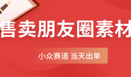 (15733期)小众赛道售卖朋友圈素材【教培,服装,营销等】,小白可做,当天出单