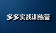 (15796期)汇睿商学-多多实战训练营